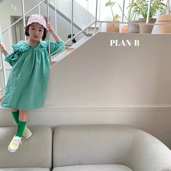 Plan B - Korean Children Fashion - #childofig - Circle Lace String One-piece - 6
