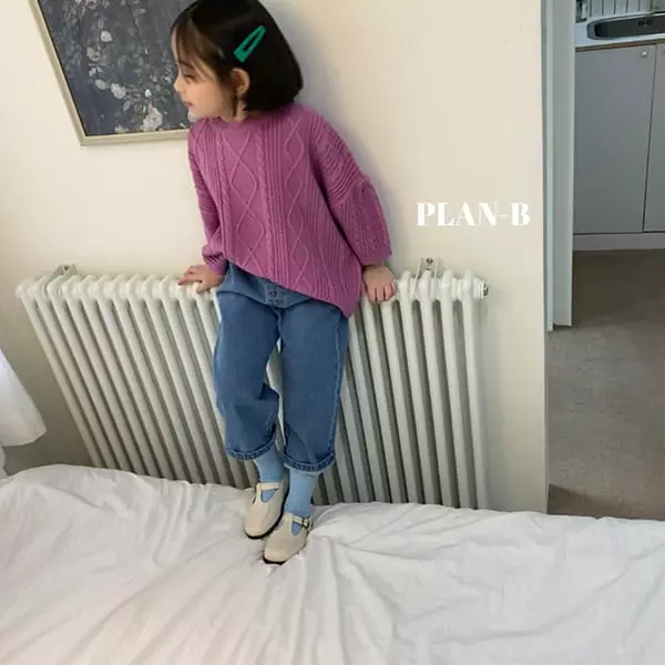 Plan B - Korean Children Fashion - #childrensboutique - Twist Short Sleeves Knit Tee - 8