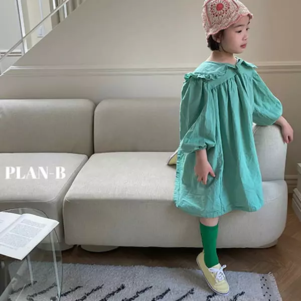 Plan B - Korean Children Fashion - #childrensboutique - Circle Lace String One-piece - 7