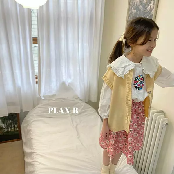 Plan B - Korean Children Fashion - #designkidswear - Button Knit Vest - 10