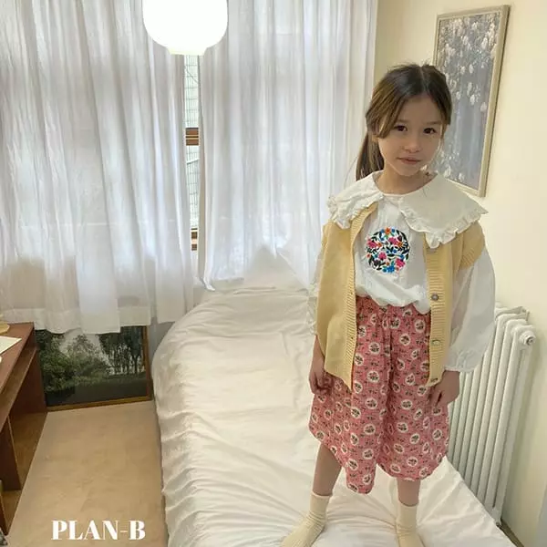 Plan B - Korean Children Fashion - #designkidswear - Mini Flower Skirt - 5