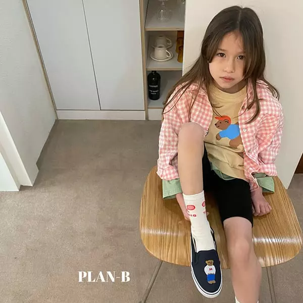 Plan B - Korean Children Fashion - #designkidswear - Baseball Bear Vset - 10