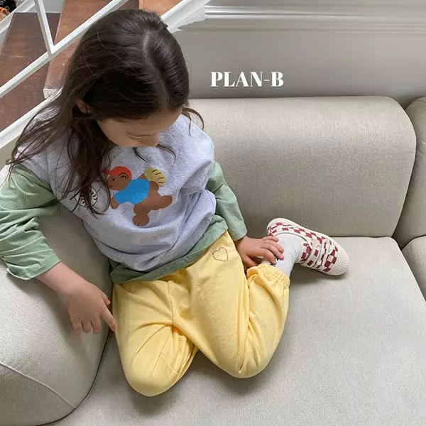 Plan B - Korean Children Fashion - #designkidswear - Heart Jogger Pants - 6