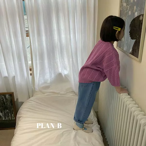 Plan B - Korean Children Fashion - #discoveringself - Twist Short Sleeves Knit Tee - 10