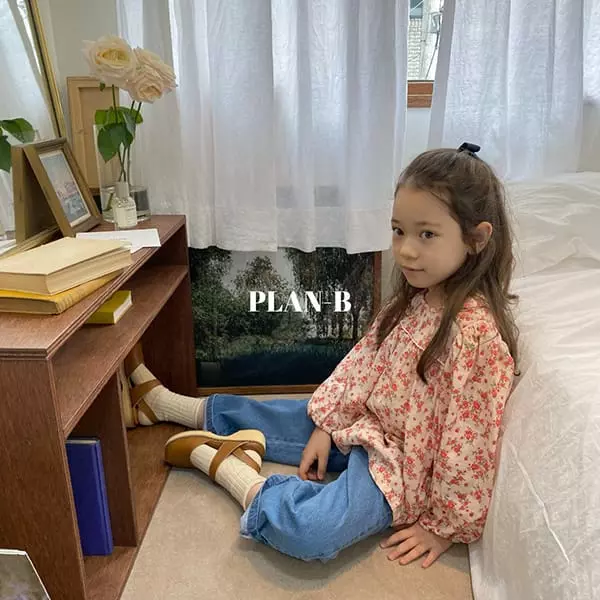 Plan B - Korean Children Fashion - #discoveringself - Rose Flower Stripes Blouse - 3