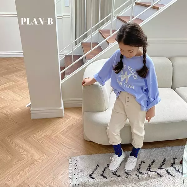 Plan B - Korean Children Fashion - #discoveringself - Span Kid Button Pants
