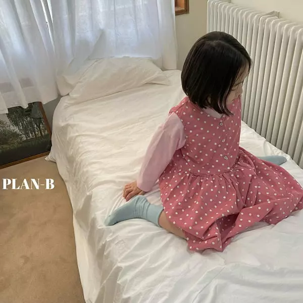 Plan B - Korean Children Fashion - #discoveringself - Dot Pocket Sleeveless One-piece - 10