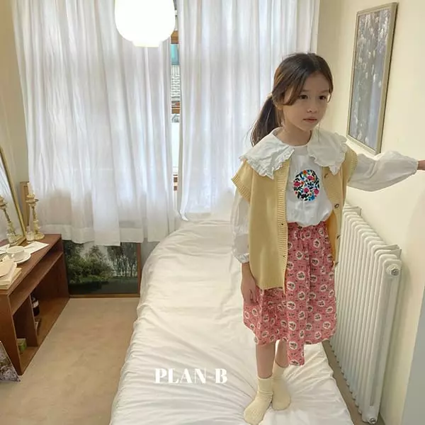 Plan B - Korean Children Fashion - #fashionkids - Button Knit Vest - 12