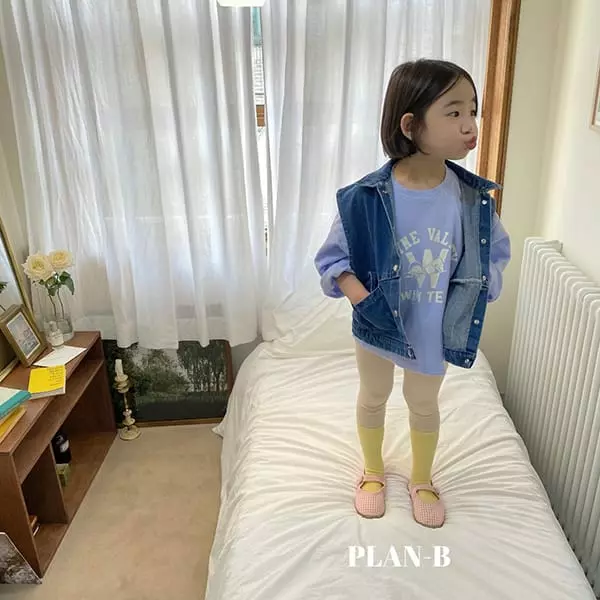 Plan B - Korean Children Fashion - #fashionkids - Denim Pocket Vest - 8
