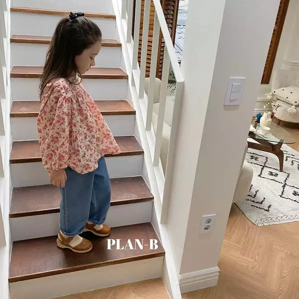 Plan B - Korean Children Fashion - #discoveringself - Rose Flower Stripes Blouse - 4
