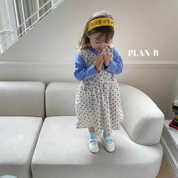 Plan B - Korean Children Fashion - #fashionkids - Dot Pocket Sleeveless One-piece - 11