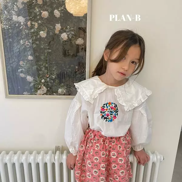 Plan B - Korean Children Fashion - #fashionkids - Circle Embroidery Blouse - 9