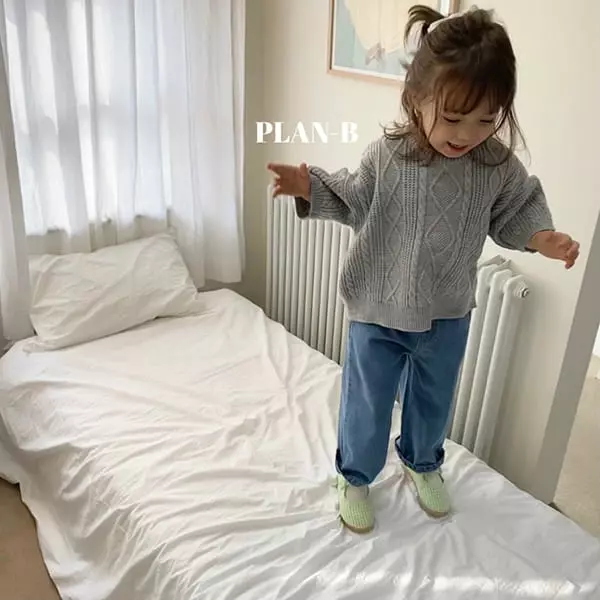 Plan B - Korean Children Fashion - #kidsshorts - Twist Short Sleeves Knit Tee - 12