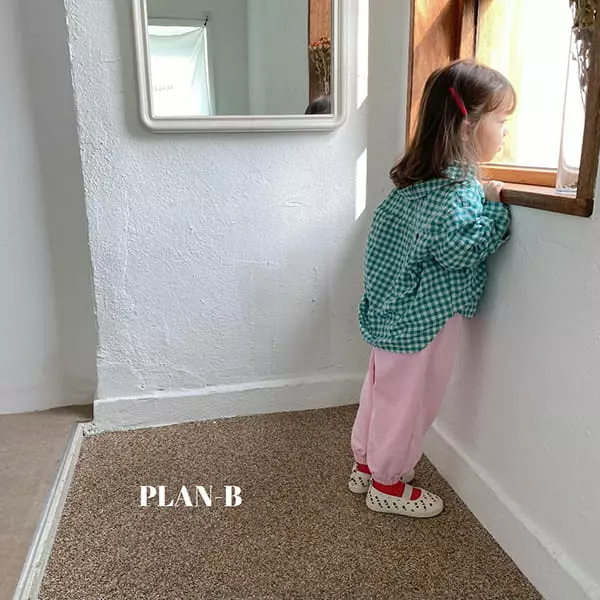 Plan B - Korean Children Fashion - #kidsshorts - Square Shape Check Shirt - 6