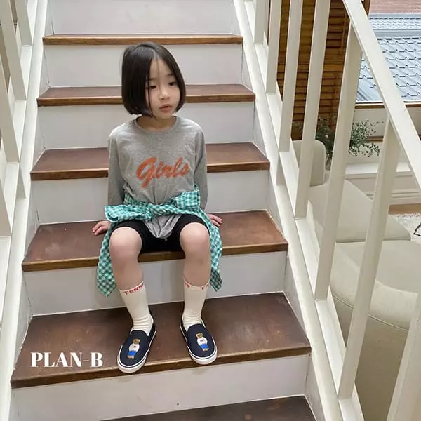 Plan B - Korean Children Fashion - #fashionkids - Girls Paint Tee - 4