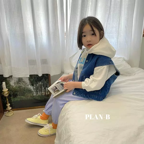 Plan B - Korean Children Fashion - #kidsshorts - Love Hoody Tee - 8