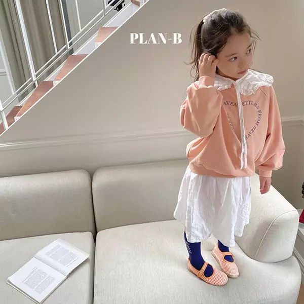 Plan B - Korean Children Fashion - #kidzfashiontrend - Hear Paint Sweatshirt - 3
