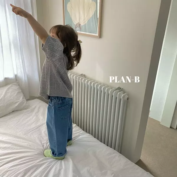 Plan B - Korean Children Fashion - #littlefashionista - Button Jeans