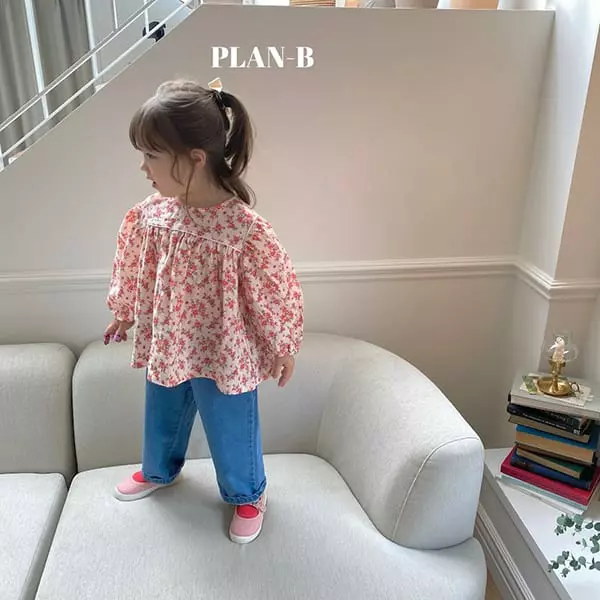 Plan B - Korean Children Fashion - #littlefashionista - Rose Flower Stripes Blouse - 9
