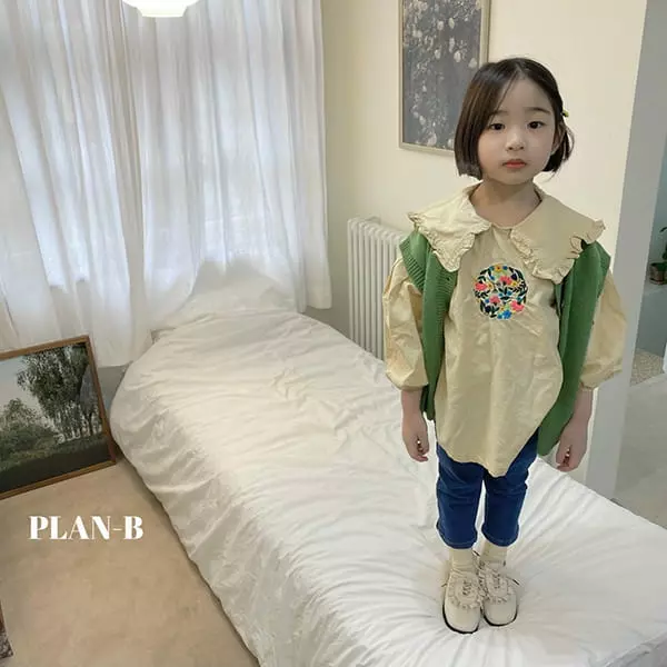 Plan B - Korean Children Fashion - #littlefashionista - Button Knit Vest - 4