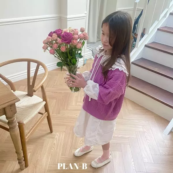 Plan B - Korean Children Fashion - #magicofchildhood - Twist Short Sleeves Knit Tee - 4