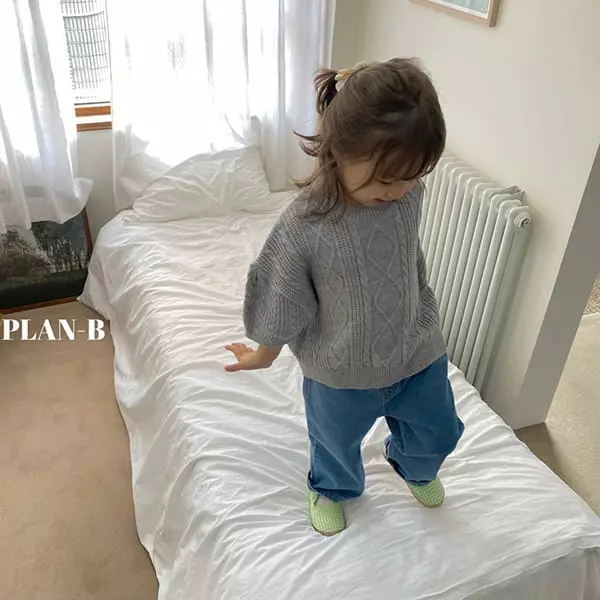 Plan B - Korean Children Fashion - #minifashionista - Button Jeans - 3