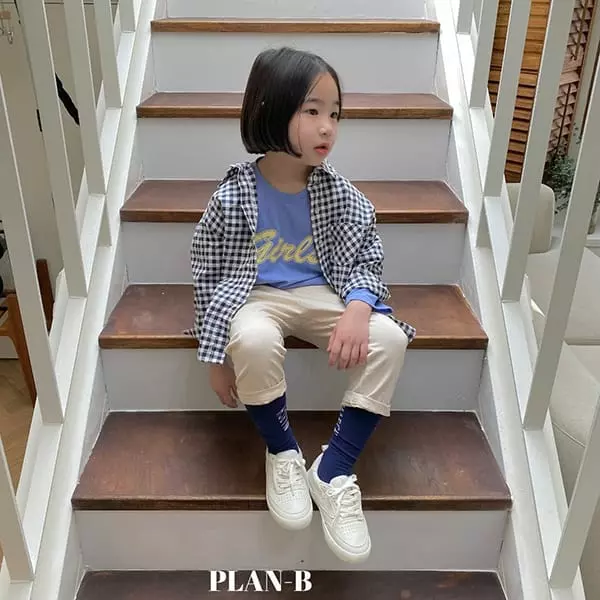 Plan B - Korean Children Fashion - #minifashionista - Span Kid Button Pants - 9