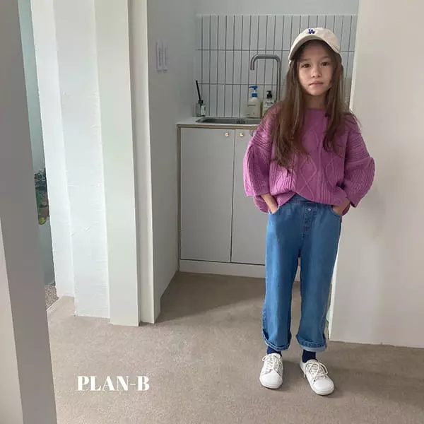Plan B - Korean Children Fashion - #prettylittlegirls - Twist Short Sleeves Knit Tee - 5