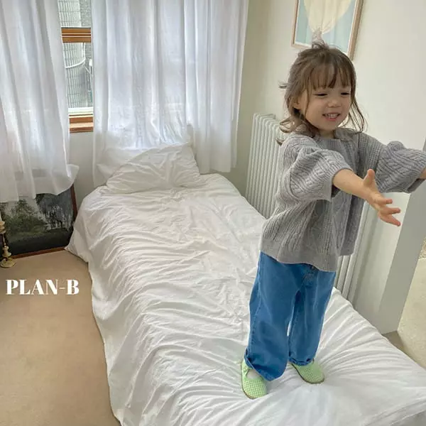 Plan B - Korean Children Fashion - #minifashionista - Button Jeans - 4