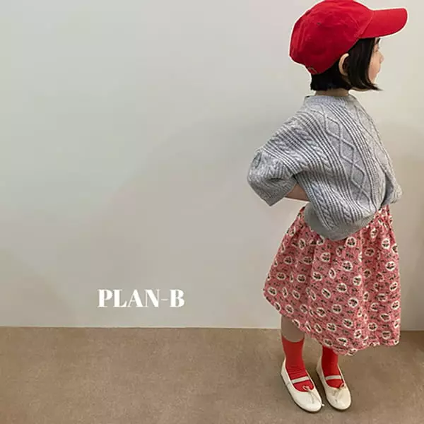 Plan B - Korean Children Fashion - #prettylittlegirls - Mini Flower Skirt