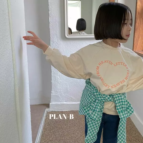 Plan B - Korean Children Fashion - #prettylittlegirls - Hear Paint Sweatshirt - 8