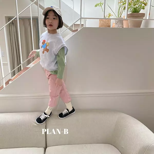 Plan B - Korean Children Fashion - #stylishchildhood - Baseball Bear Vset - 7