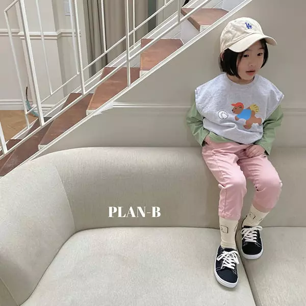 Plan B - Korean Children Fashion - #toddlerclothing - Baseball Bear Vset - 6