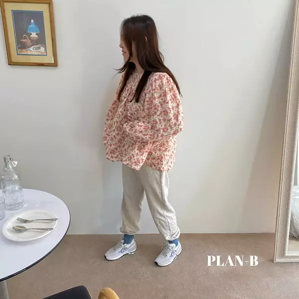 Plan B - Korean Women Fashion - #momslook - Mom Rose Flower Blouse - 5
