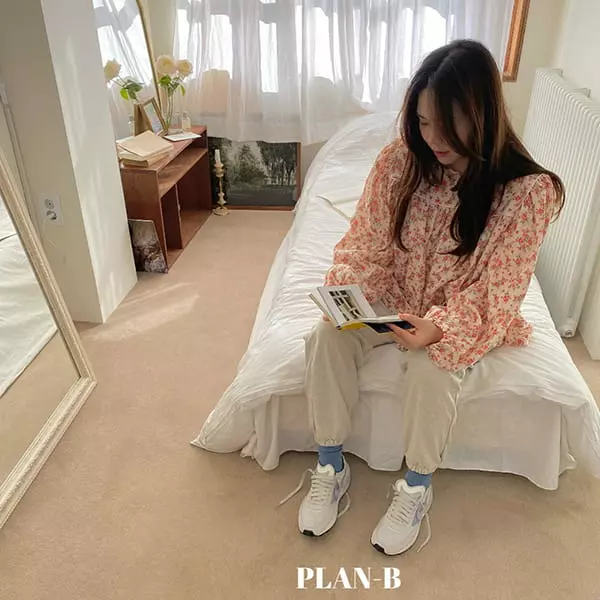 Plan B - Korean Women Fashion - #momslook - Mom Rose Flower Blouse - 7