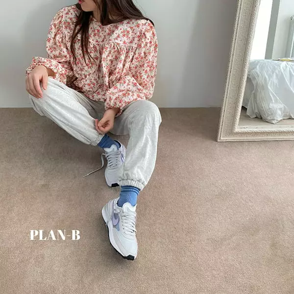 Plan B - Korean Women Fashion - #momslook - Mom Rose Flower Blouse - 9