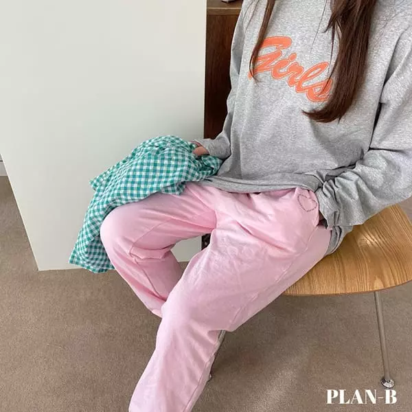 Plan B - Korean Women Fashion - #momslook - Mom Girls Paint Tee - 6