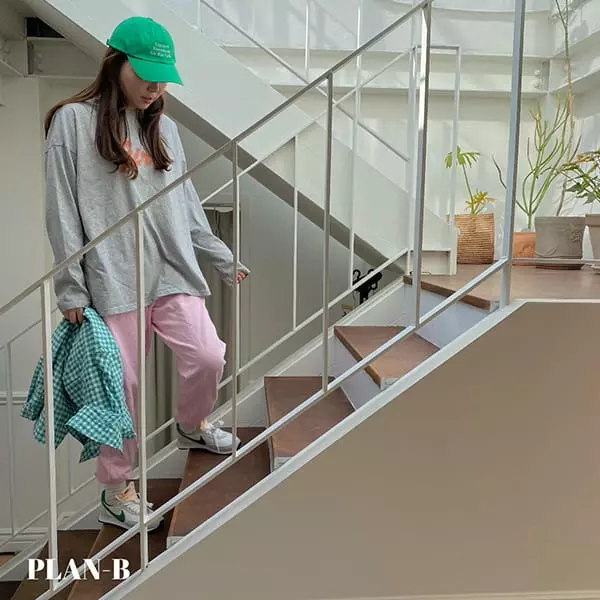 Plan B - Korean Women Fashion - #momslook - Mom Girls Paint Tee - 9