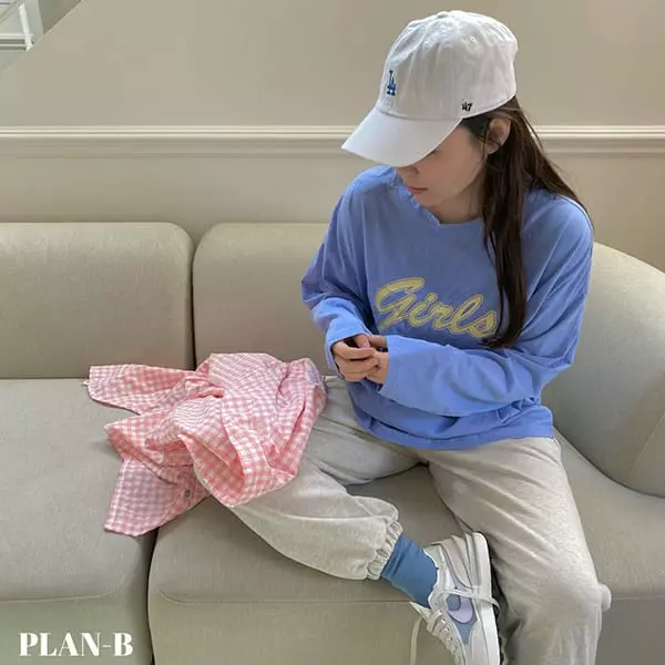 Plan B - Korean Women Fashion - #momslook - Mom Heart Jogger Pants - 5