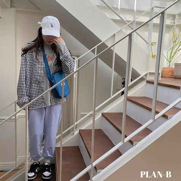 Plan B - Korean Women Fashion - #womensfashion - Mom Square Shape Check Shirt - 9