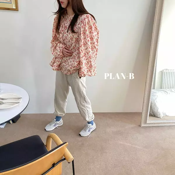 Plan B - Korean Women Fashion - #womensfashion - Mom Rose Flower Blouse - 2