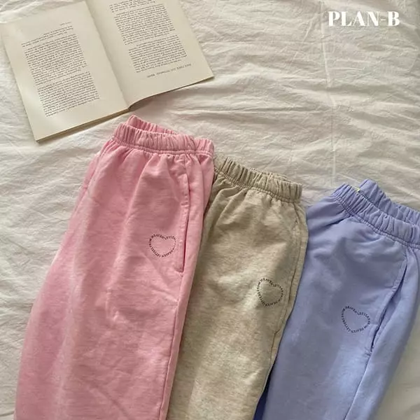 Plan B - Korean Women Fashion - #womensfashion - Mom Heart Jogger Pants - 2