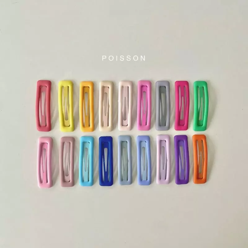 Poisson - Korean Children Fashion - #Kfashion4kids - Case Hairpin [set of 18]