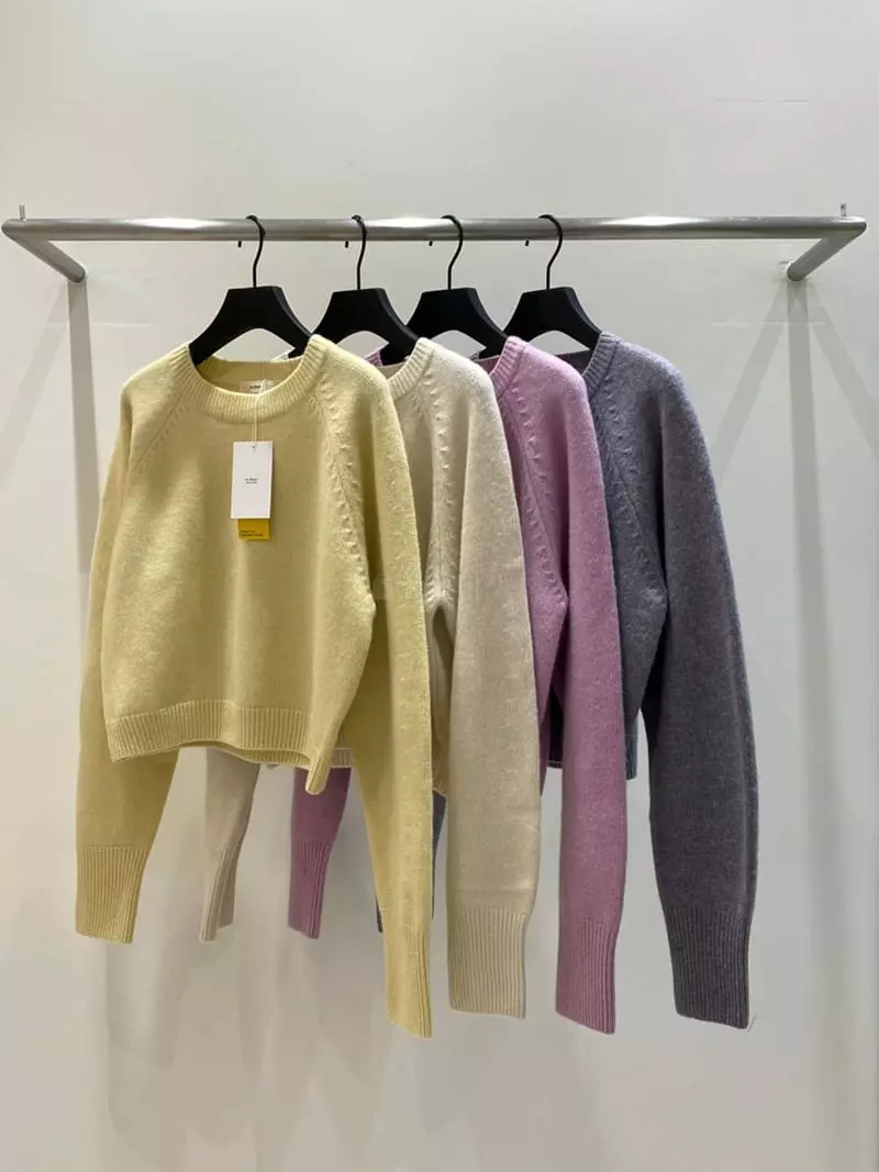 Refleur - Korean Women Fashion - #pursuepretty - Crop Knit Tee - 3