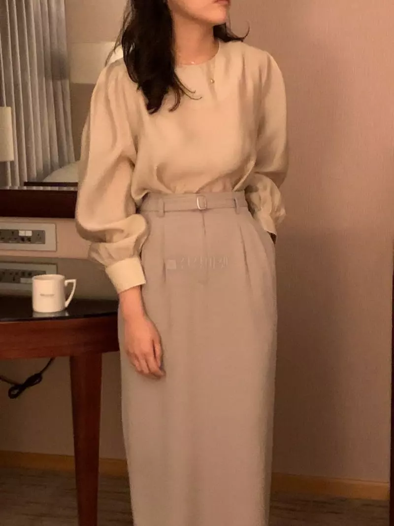 Renouveau - Korean Women Fashion - #momslook - Two Way Skirt - 3