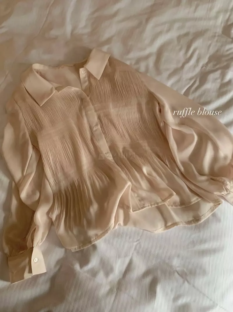 Renouveau - Korean Women Fashion - #vintagekidsstyle - Shuffle Blouse - 3