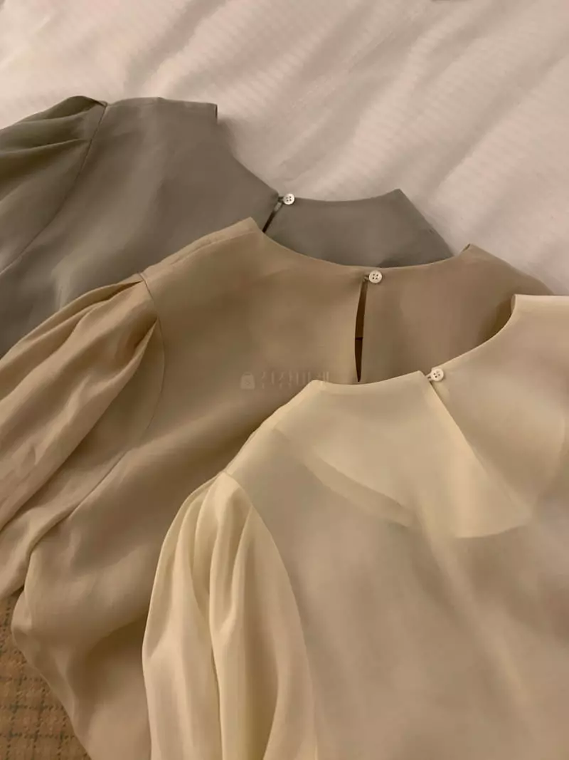 Renouveau - Korean Women Fashion - #womensfashion - Silky Blouse