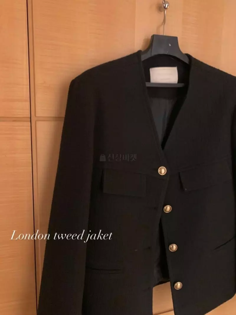 Renouveau - Korean Women Fashion - #womensfashion - London Tweed Jacket - 3