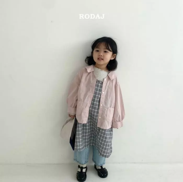 Roda J - Korean Children Fashion - #Kfashion4kids - Mood One-piece Black Check  - 3