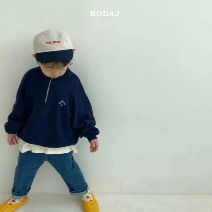 Roda J - Korean Children Fashion - #designkidswear - Risk Half Zip-up Tee - 7